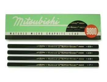 ดินสอเขียนแบบ มิตซูบิชิ 4B (แพ็ค12แท่ง)
