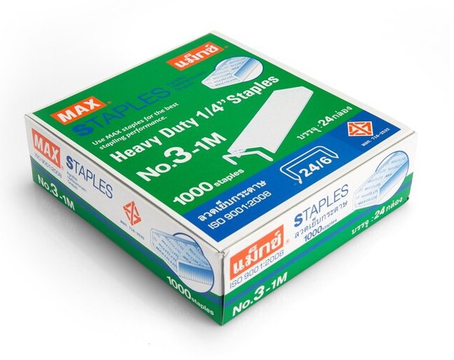 ลวดเย็บกระดาษ MAX No.3-1M (แพ็ค24กล่อง)